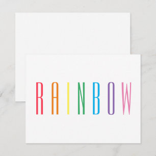 RAINBOW 4.25x5.5 Platt Kort