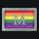 Rainbow 6 Rand Gay pride Monogram Initial<br><div class="desc">Kärlek har inga gränser. Fira June Pride Month och visa ert stöd för HGBTQ-samfundet med denna ikoniska 6 rand-regnbåge i gay pride bälte med anpassningsbar som monogram inledningsvis. Röd,  orange,  gult,  grönt,  blått och violett lila färg är en erkänd symbol för värdighet,  synlighet och jämlikhet.</div>