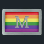 Rainbow 6 Rand Gay pride Monogram Initial<br><div class="desc">Kärlek har inga gränser. Fira June Pride Month och visa ert stöd för HGBTQ-samfundet med denna ikoniska 6 rand-regnbåge i gay pride bälte med anpassningsbar som monogram inledningsvis. Röd,  orange,  gult,  grönt,  blått och violett lila färg är en erkänd symbol för värdighet,  synlighet och jämlikhet.</div>