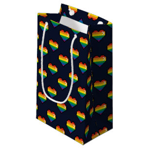 Rainbow 8 Bit Heart Mönster