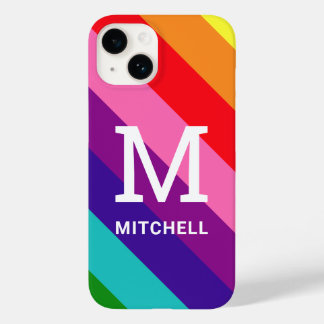 Rainbow 8 Rand Gay pride Anpassningsbar Monogram I