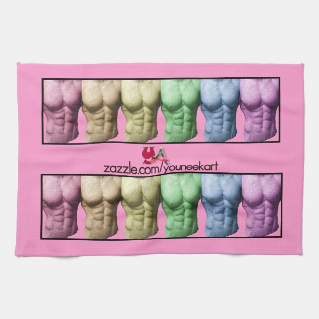 Rainbow Abs American MoJo Kitchen Towels Kökshandduk (Horisontell)