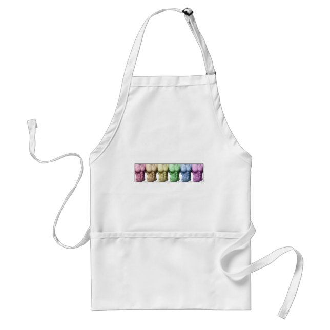 Rainbow Abs Förkläde (Framsidan)