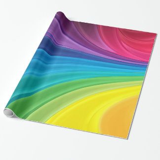 Rainbow Abstrakt Gift Wrapping papper Presentpapper