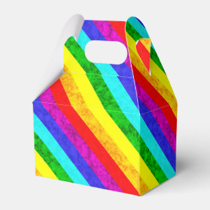 Rainbow abstrakt mönster presentaskar