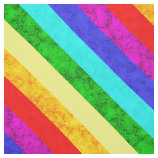 Rainbow abstrakt mönster tyg (Provkarta)