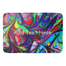 Rainbow Abstrakt Paint Swirls