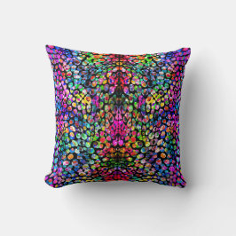 Rainbow Abstrakt Print Dekorativ kudde