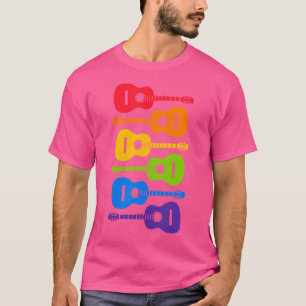 Rainbow Acoustic Guitars T Shirt