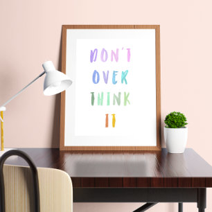 Rainbow Affirmation Kids Nursery Poster