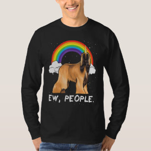 Rainbow Afghan Hound Ew People Unicorn Hund T Shirt