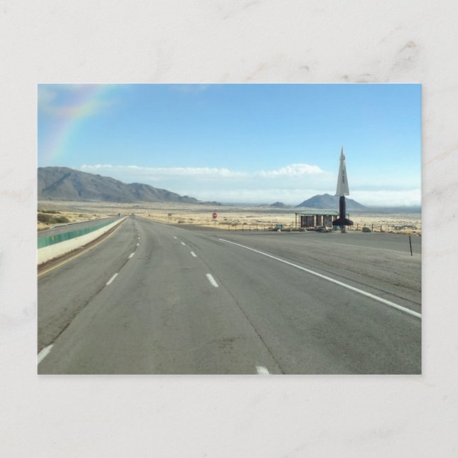 Rainbow Aguirre Vår New mexico USA Vykort (Framsida)