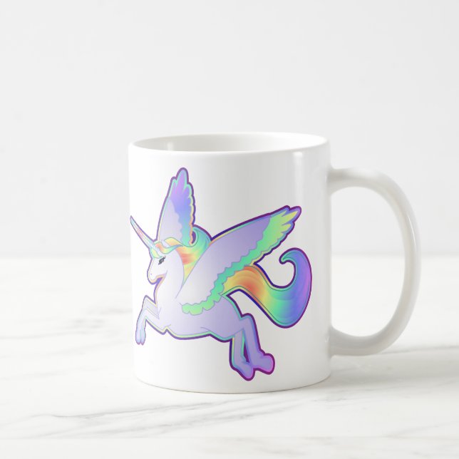 Rainbow Alicorn Kaffemugg (Höger)