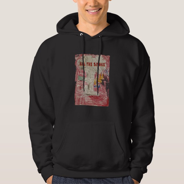 Rainbow All The Smoke Hoodie (Framsida)