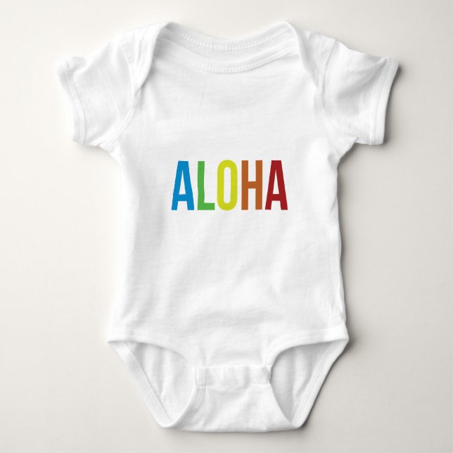 Rainbow Aloha Tröja (Framsida)