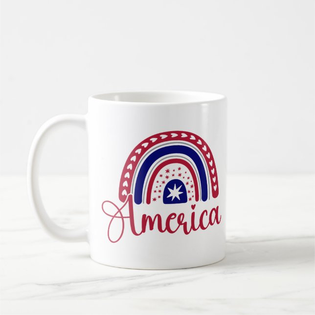 Rainbow America Kaffemugg (Vänster)