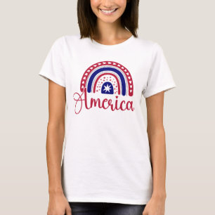 Rainbow America T Shirt