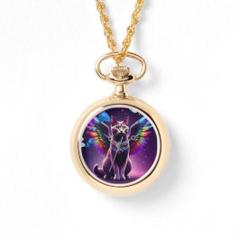 Rainbow Angel Cat Armbandsur