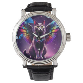 Rainbow Angel Cat Armbandsur