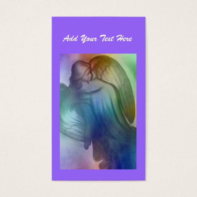 Rainbow - Angel Daily Prayer Card Visitkort (Framsidan)