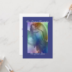 Rainbow Angel Sympathy Kort