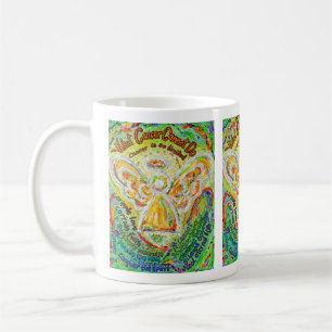 Rainbow Angel Vad cancer inte kan göra kaffe Mugg