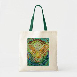 Rainbow Angel Vad cancer inte kan göra Tote bags Tygkasse