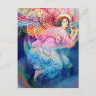 Rainbow Angel Vykort