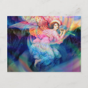 Rainbow Angel Vykort