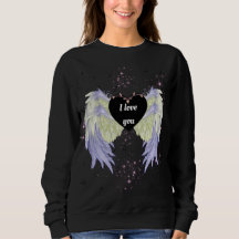 Rainbow angel wings