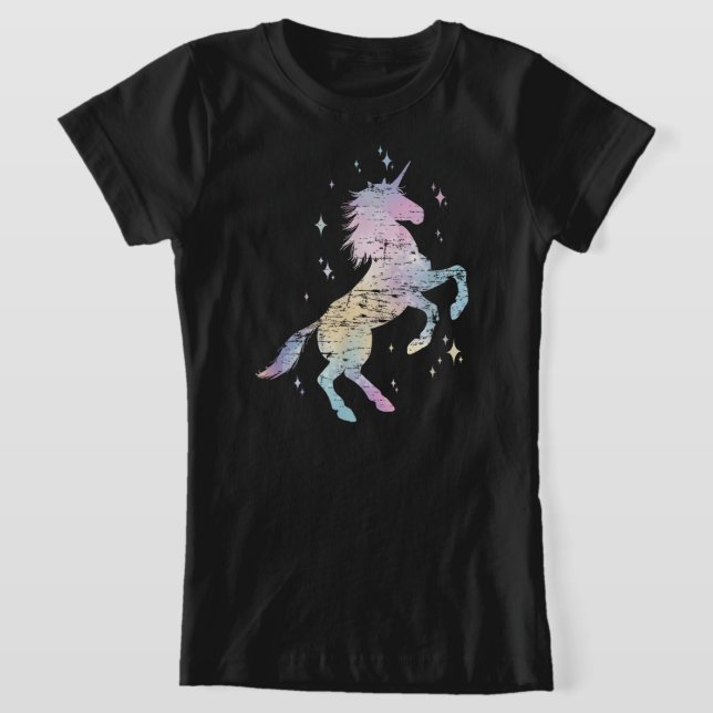 Rainbow Animal Fairy Unicorn Lover Girls Gift  T Shirt (Laydown)