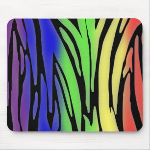 Rainbow Animal Print Mousepad Musmatta