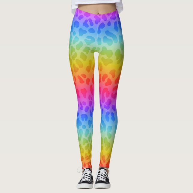 Rainbow animalier leggings (Framsida)