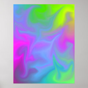Rainbow Ansikte Poster