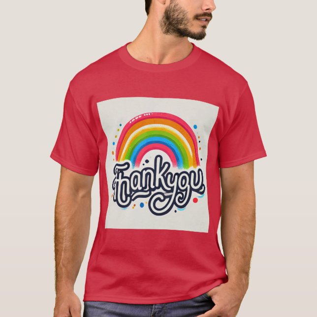 Rainbow Arch Tack Manar T Shirt (Framsida)