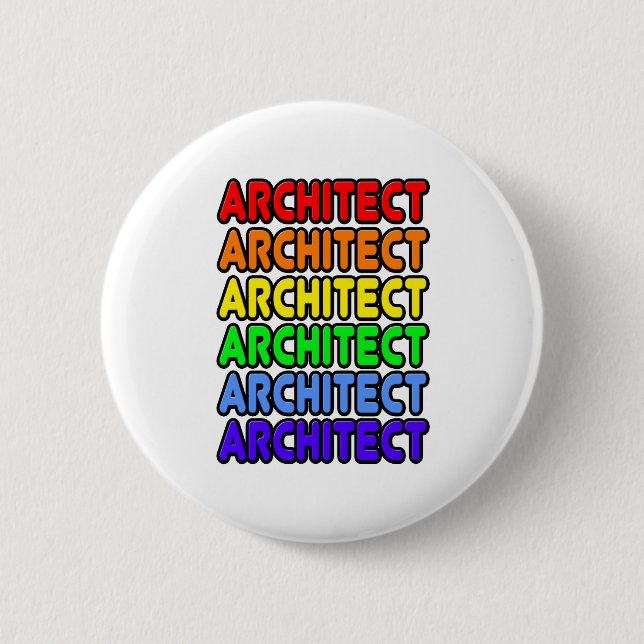 Rainbow Architect Knapp (Framsida)