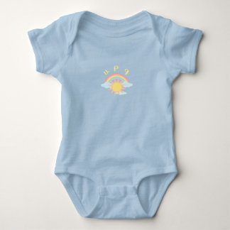 Rainbow Armenian alphabet Baby Bodykostym T Shirt