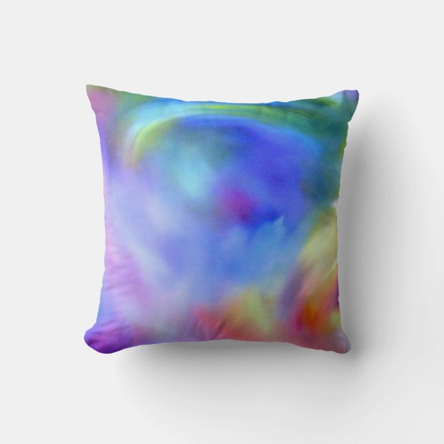 Rainbow art Cushion Kudde (Framsida)