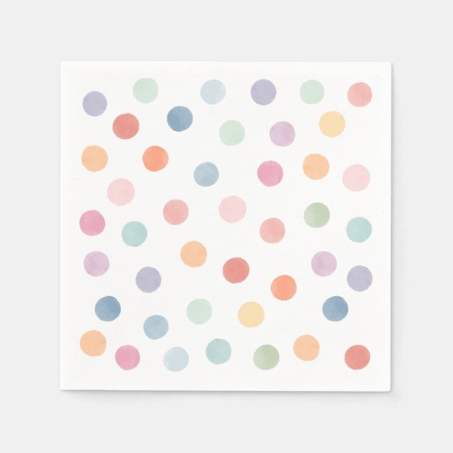 Rainbow Art-Födelsedagsfest Pappersservett (Framsidan)