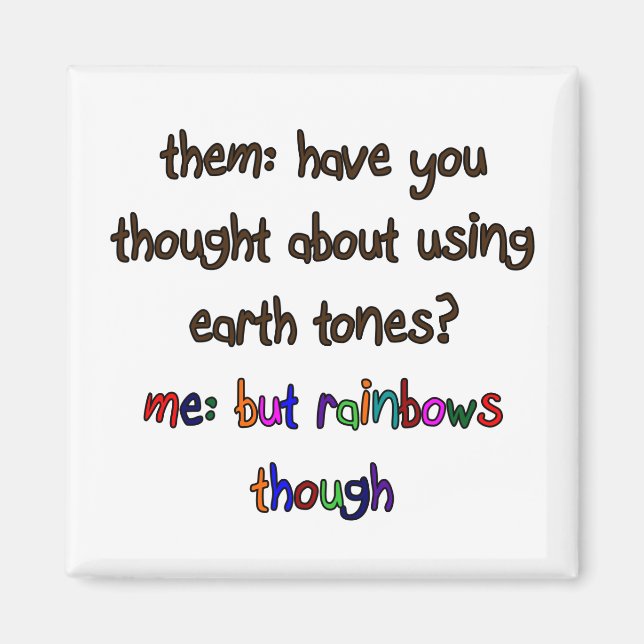 Rainbow Artist Magnet (Framsidan)