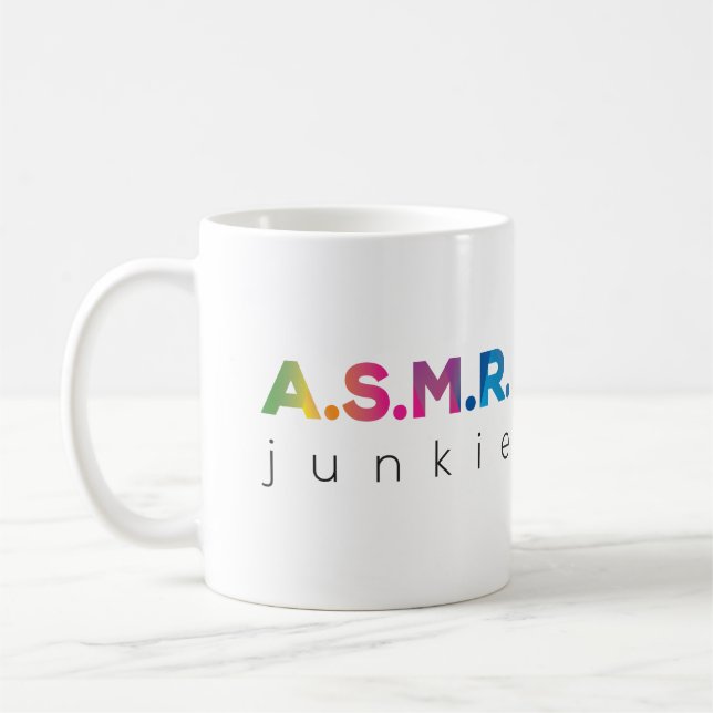 Rainbow ASMR junkie Mugg (Vänster)