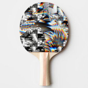 Rainbow Assault Ping Pong Paddle Pingisracket