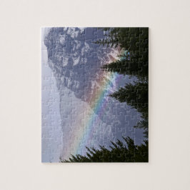 Rainbow at Glacier National Park - Mountains Pussel