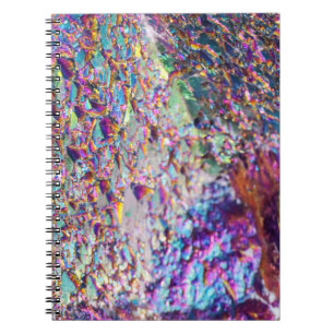 Rainbow Aura Crystals Anteckningsbok