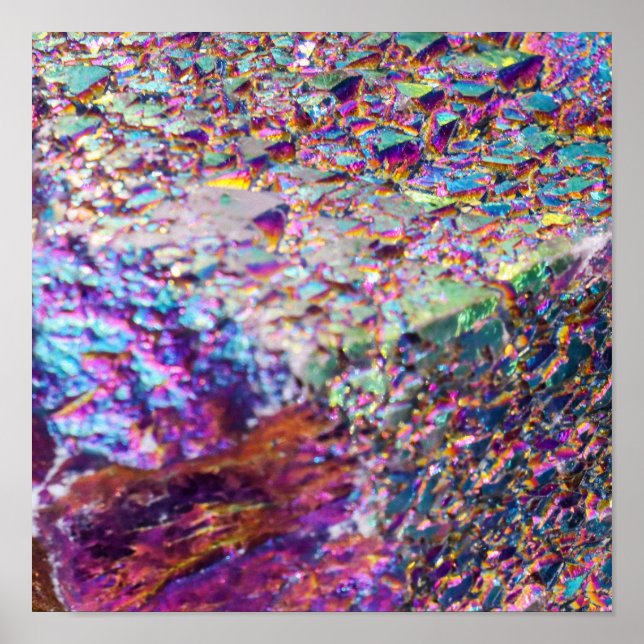 Rainbow Aura Crystals Poster (Framsidan)