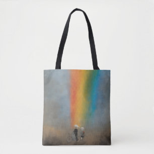 Rainbow Äventyr Tote Bag Tygkasse
