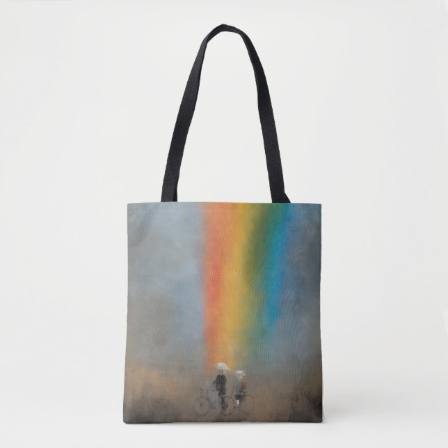 Rainbow Äventyr Tote Bag Tygkasse (Framsida)
