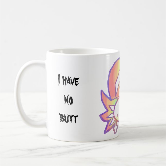 Rainbow Axolotl Fånig Cute Novelty Mugg (Vänster)