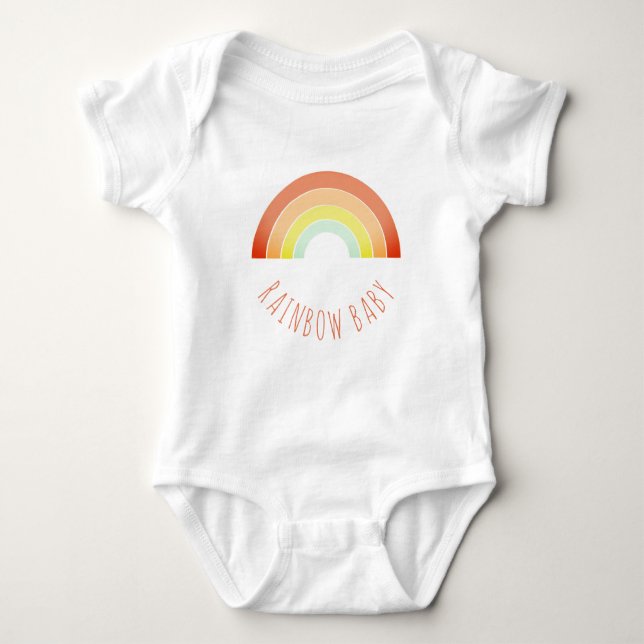 Rainbow Baby Colorful T Shirt (Framsida)