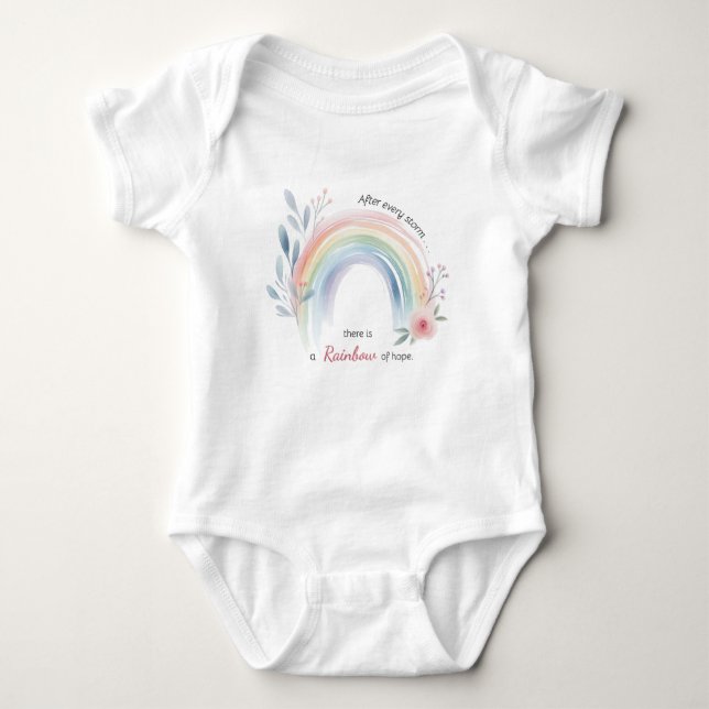Rainbow Baby Miracle T Shirt (Framsida)